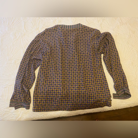 Sz. 12 Vintage Stanley Sherman silk blouse - Picture 6 of 7